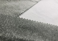 210GSMは衣服のHeatherの灰色のための100%のポリエステルよこ糸の裏側によってブラシをかけられる多ニットの生地を暖めます